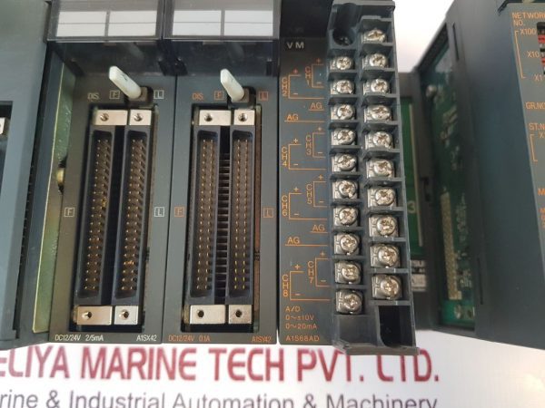 Mitsubishi Melsec A1s61pn,a2ushcpu-s1,a1sy42,a1sy42,a1s68ad, Rack Module