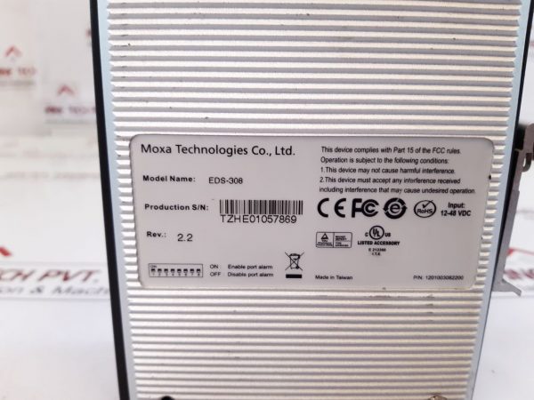 Moxa Technologies Eds-308 Ethernet Switch