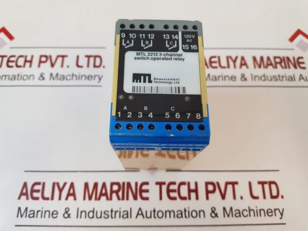 Mtl Measurement Mtl 2212 3-channel Switch Operated Relay
