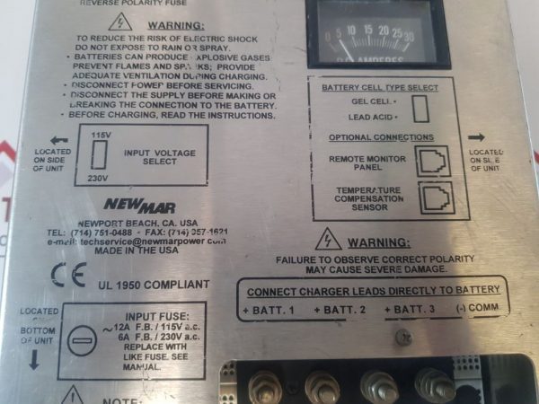 Newmar Phase Three Pt-24-20ce Smart Battery Charger