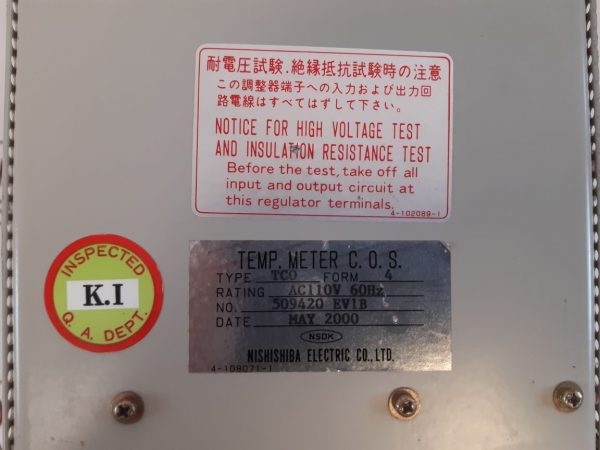 Nishishiba Electric Tco Temperature Meter