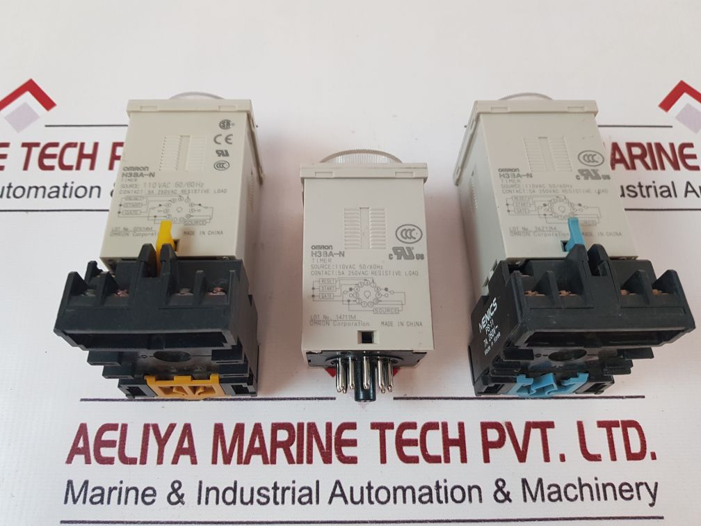 Omron H3ba-n Timer With Base 0-12 Sec