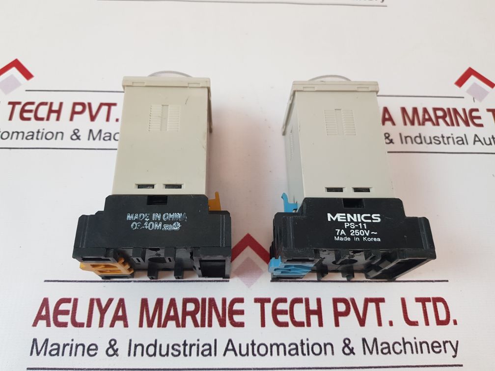 Omron H3ba-n Timer With Base 0-12 Sec