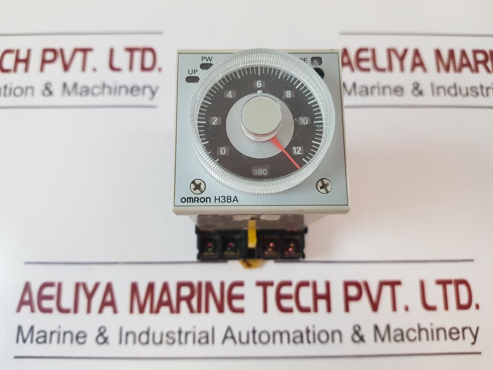 Omron H3ba-n Timer With Base 0-12 Sec