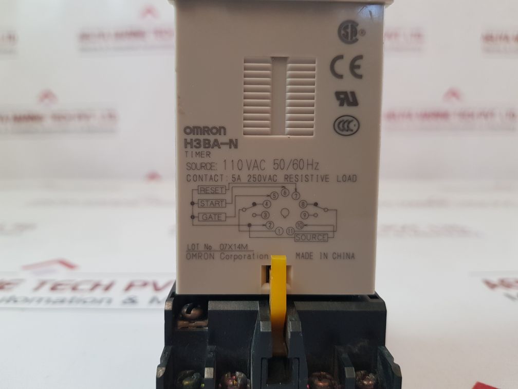 Omron H3ba-n Timer With Base 0-12 Sec