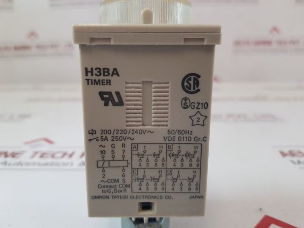 OMRON H3BA TIMER 0 TO 10 SEC