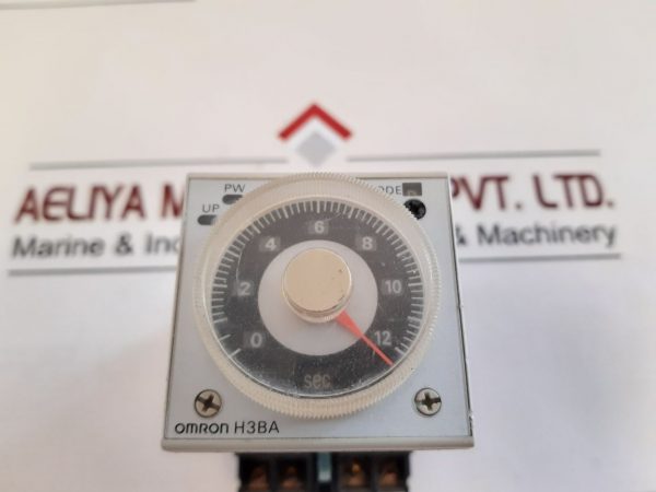 Omron H3ba-n 24 Vdc Solid State Timer With Base 0 To 12 Sec