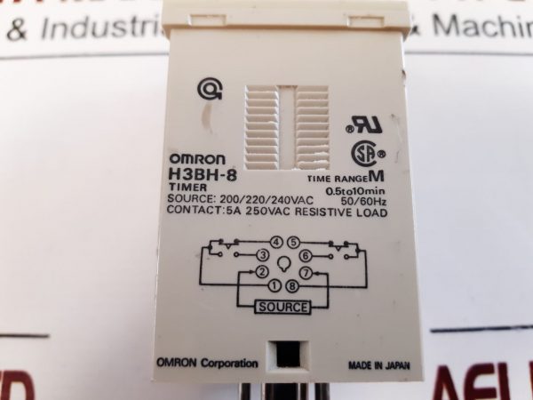 Omron H3bh-8 Timer 0.5 To 10 Min