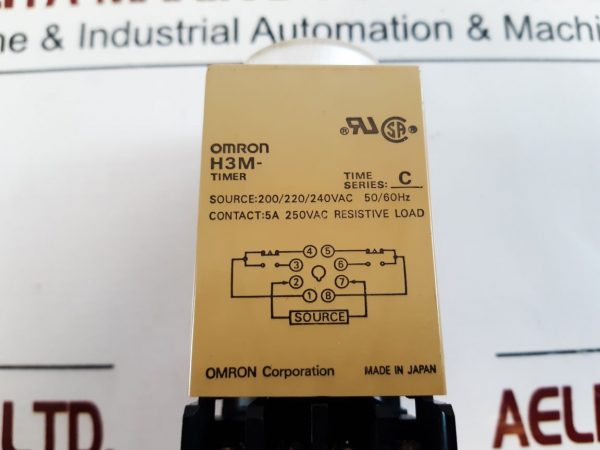 Omron H3m Timer With Base 250vac