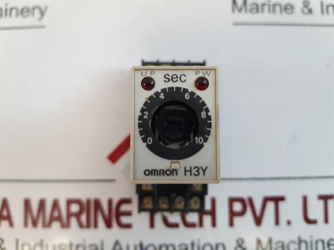 Omron H3y-4 Timer With Base 0 To 10 Sec - Image 7
