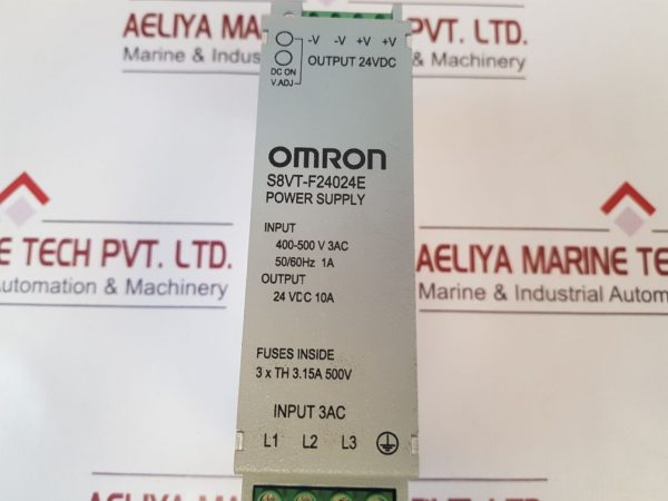 OMRON S8VT-F24024E POWER SUPPLY 24 VDC