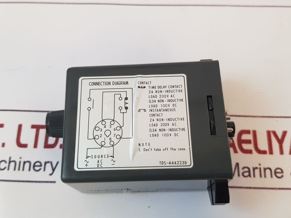 Omron Tds-44a223d Solid State Timer