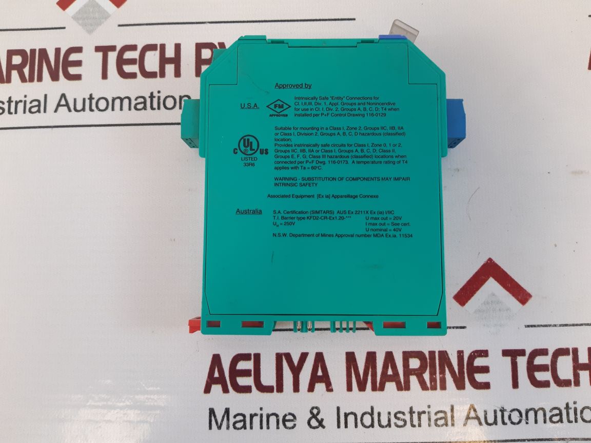 Pepperl+fuchs Kfd2-cr-ex1.20-200 Transformer Isolated Repeater 71835