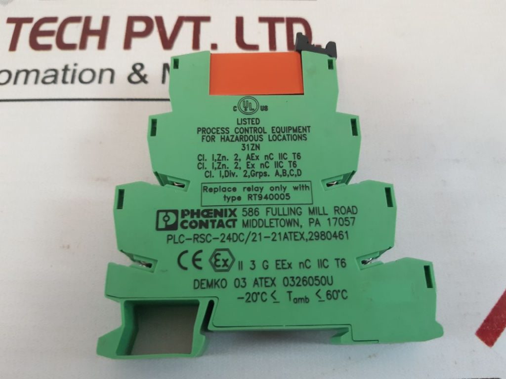 Phoenix Contact Schrack 2967015 Relay Base Aeliya Marine