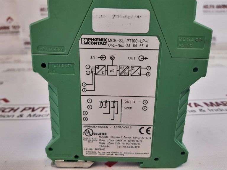 Phoenix Contact Mcrslpt100lpi Temperature Measuring Transducer 4