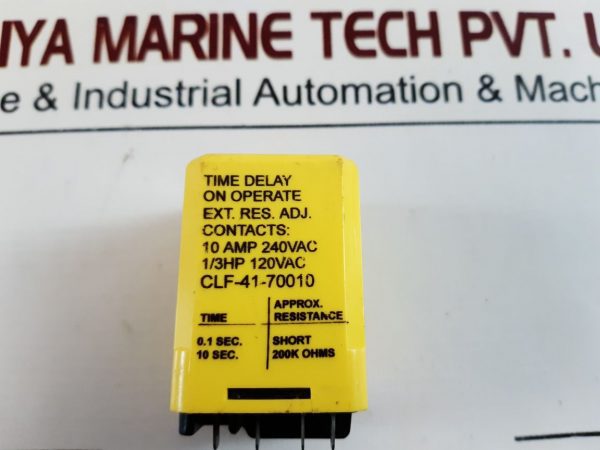Tyco/ Electronics Clf-41-70010 Time Delay Relay