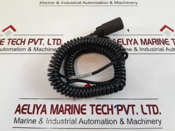 Pruftechnik Vib 5.436 Spiral Cable For Current Line-drive Accelerometer