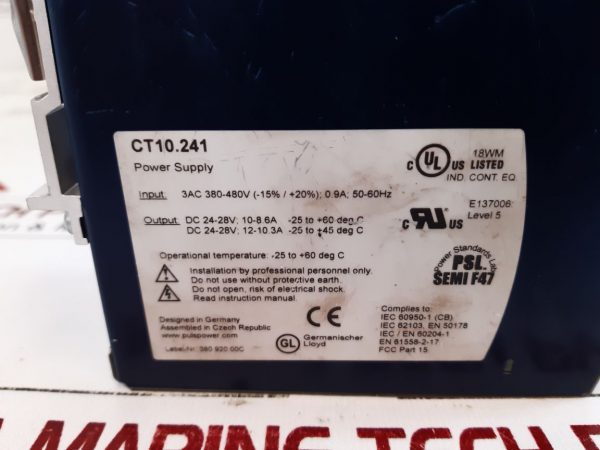 Puls Ct10.241 Power Supply