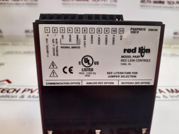 Red Lion Paxp Paxp0010 Process Input Panel Meter