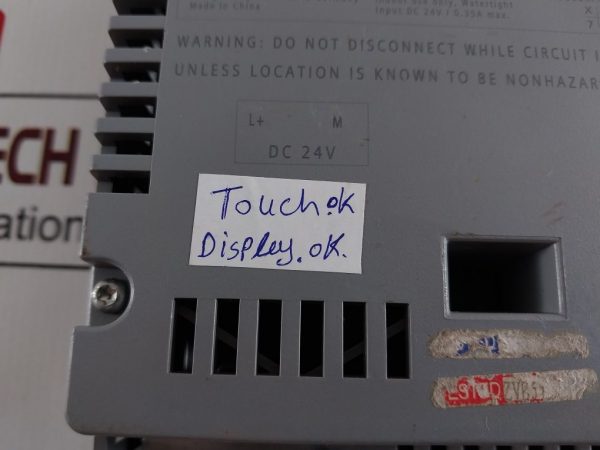 SIEMENS KTP600 BASIC COLOR TOUCH PANEL 6AV6 647-0AD11-3AX0