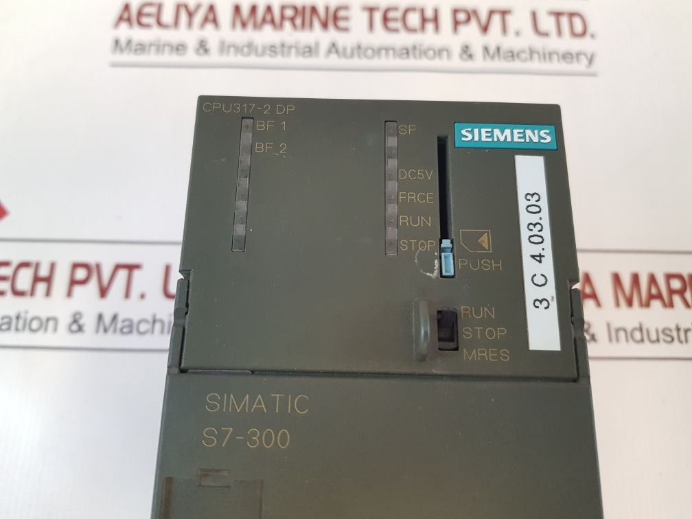 Siemens Simatic 6es7 317-2aj10-0ab0 Cpu Module