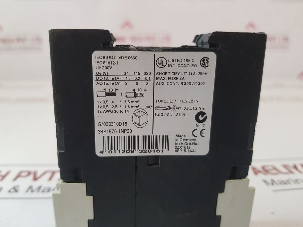 Siemens 3rp1576-1np30 Solid State Timer Relay - Aeliya Marine