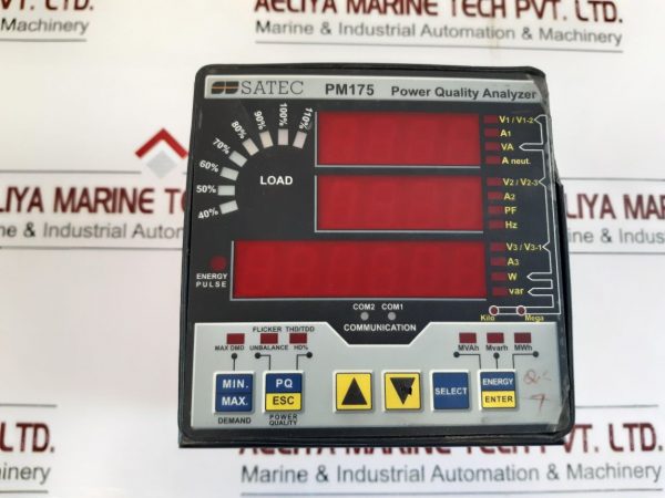 Satec Pm175 Power Quality Analyzer 4-20ma