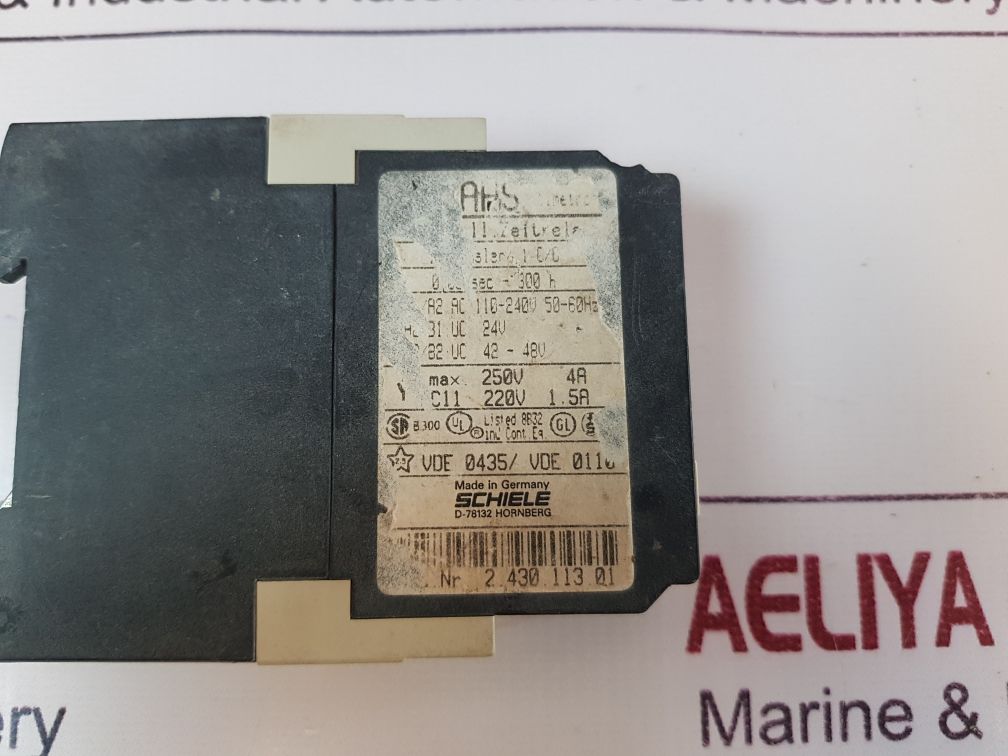 Schiele Ahs Time Relay 0.05 Sec – 300 H