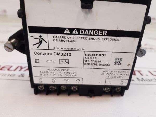 Schneider Electric Dm3210 Ampere Meter