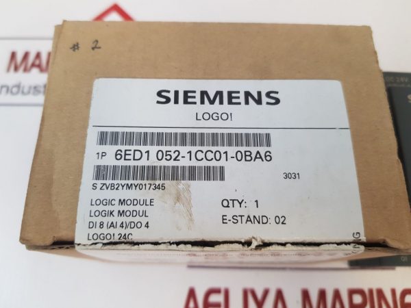 SIEMENS 6ED1 052-1CC01-0BA6 LOGIC MODULE DC24V