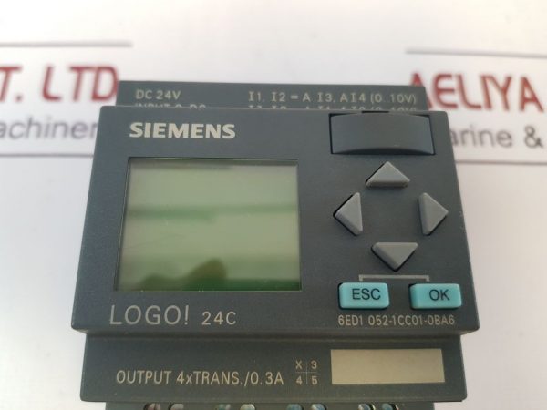 SIEMENS 6ED1 052-1CC01-0BA6 LOGIC MODULE DC24V