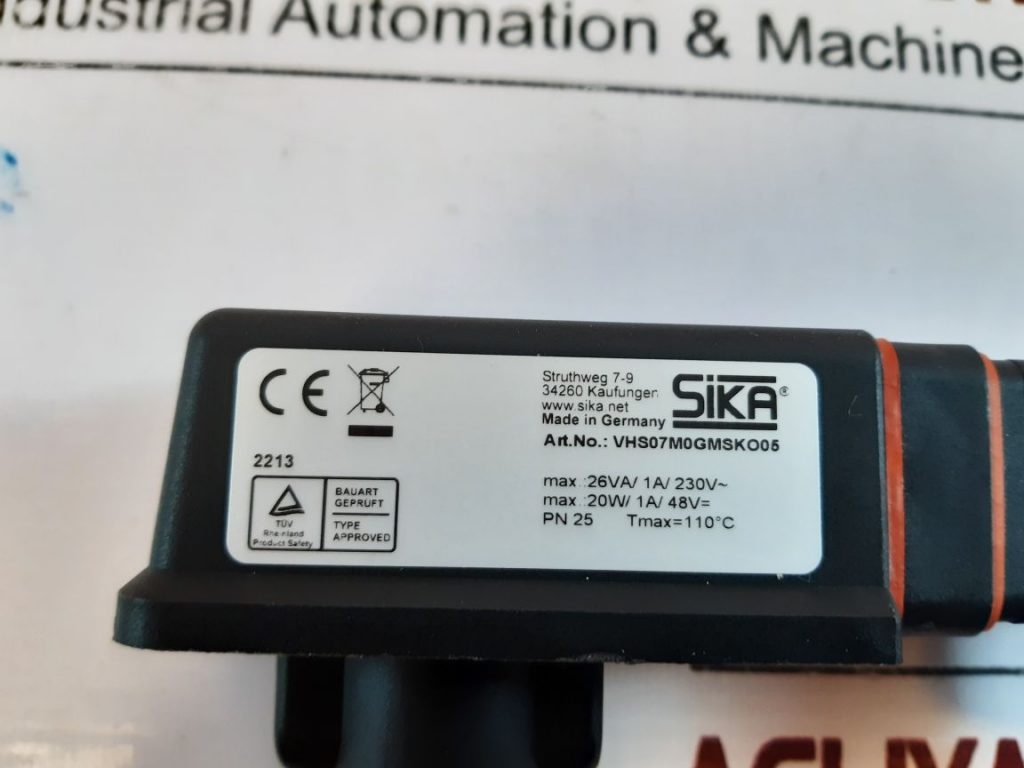 Sika Vhs07m0gmsko05 Flow Switch Aeliya Marine