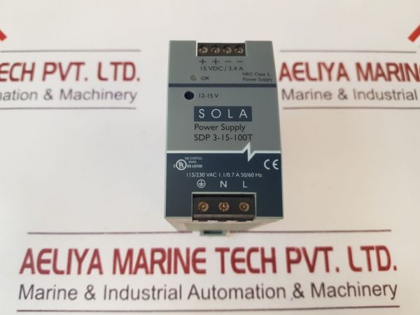 SOLA/HEVI-DUTY SDP 3-15-100T POWER SUPPLY