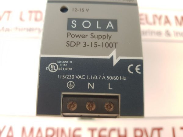 SOLA/HEVI-DUTY SDP 3-15-100T POWER SUPPLY
