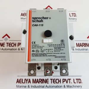 SPRECHER+SCHUH CA6-115 CONTACTOR 600 VAC