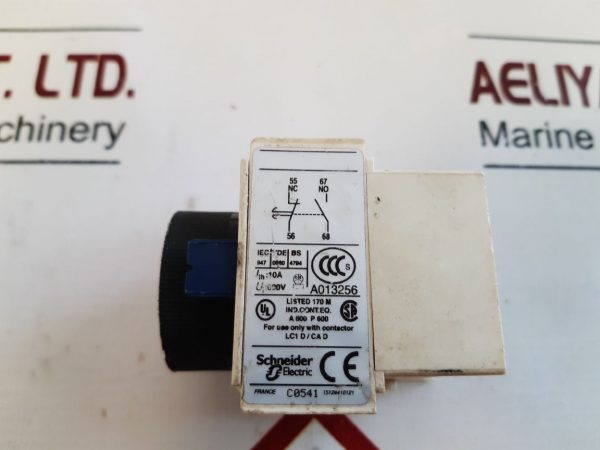 TELEMECANIQUE SCHNEIDER ELECTRIC LADT2 ON DELAY TIMER CONTACT BLOCK 690V