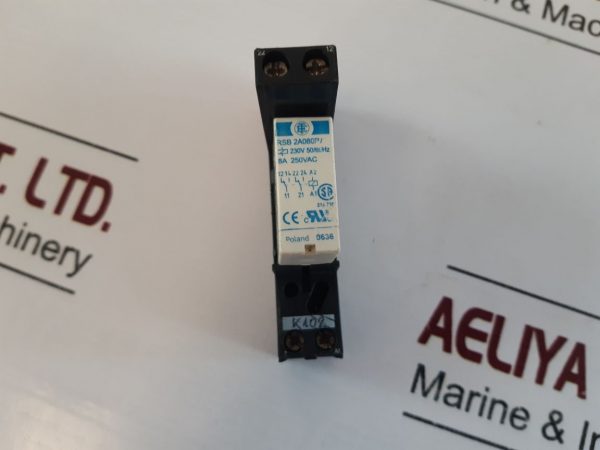 Telemecanique Schneider Electric Rsze 1s48m Relay With Socket