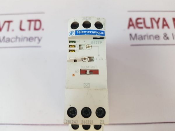 Telemecanique Schneider Electric Re7tp13bu Timer Relay