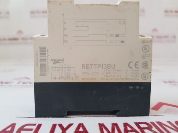 Telemecanique Schneider Electric Re7tp13bu Timer Relay