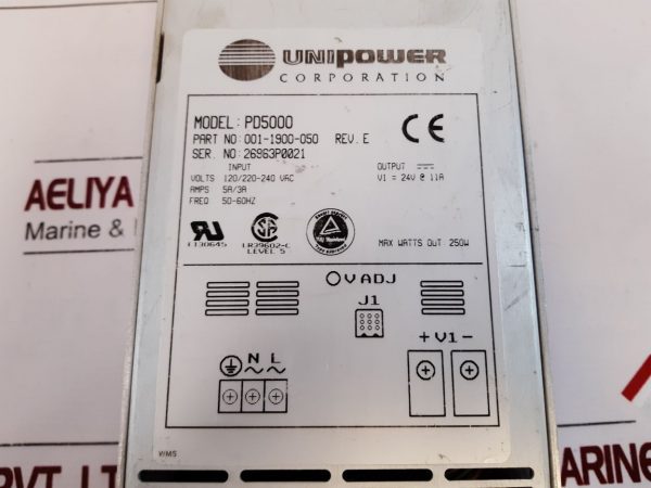 Unipower Pd5000 Power Supply