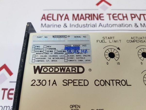 Woodward 2301a Speed Control 9905 131 G