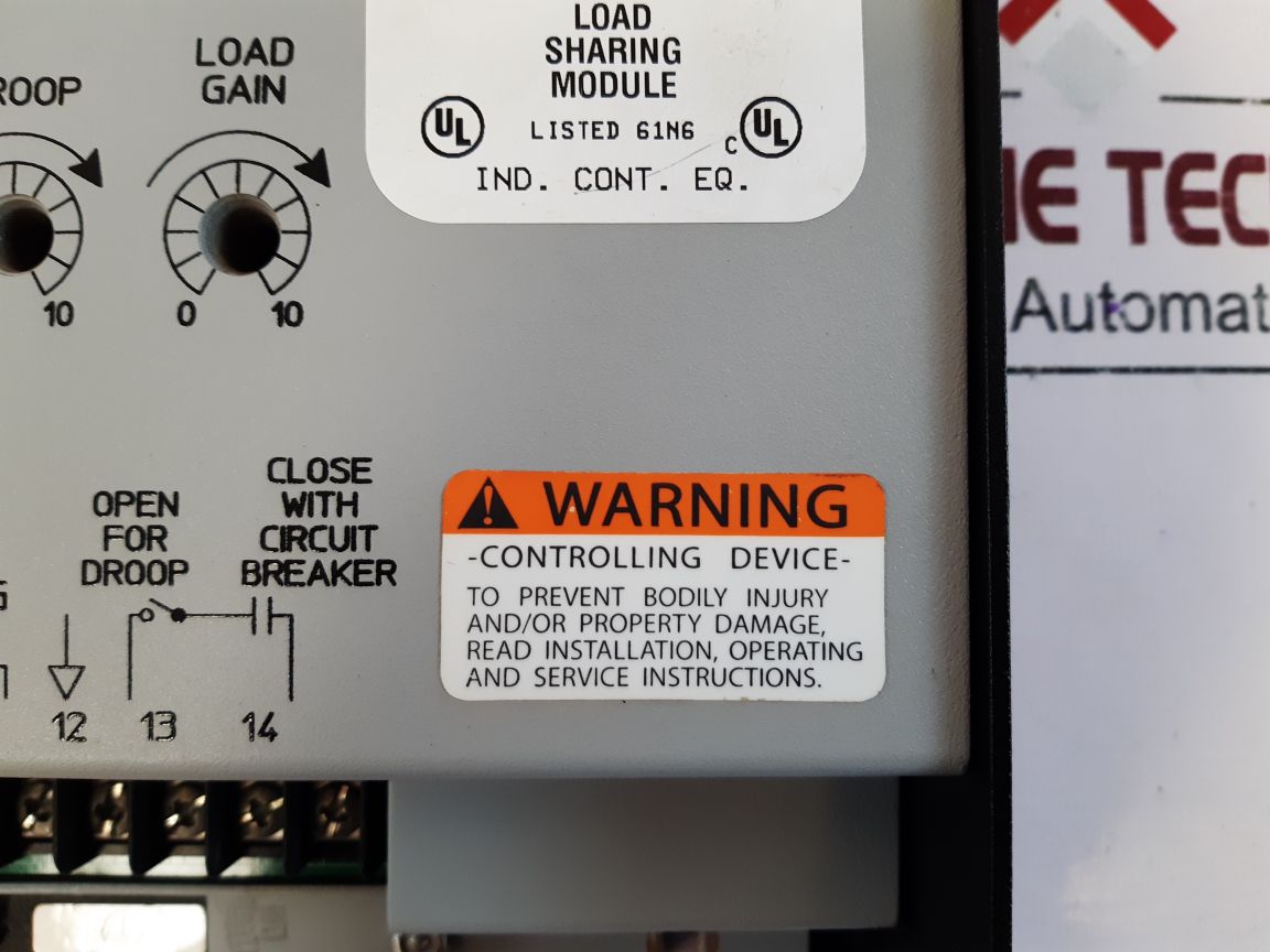 Woodward 9907-175 Load Sharing Module Rev: C