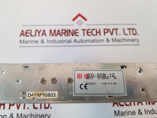 YUEQING MINGWEI ELECTRONICS SD-50B-12 SWITCHING POWER SUPPLY