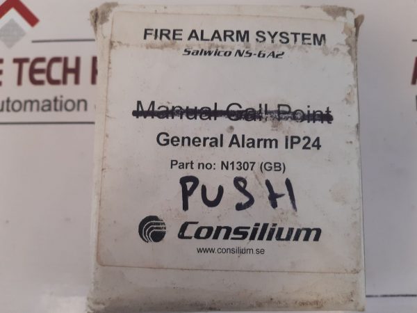 Consilium N1307 Gb General Alarm Push Button Auto Cell Point Ip24