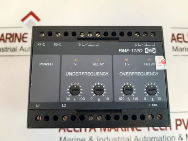 Deif Rmf-112d Frequency Relay