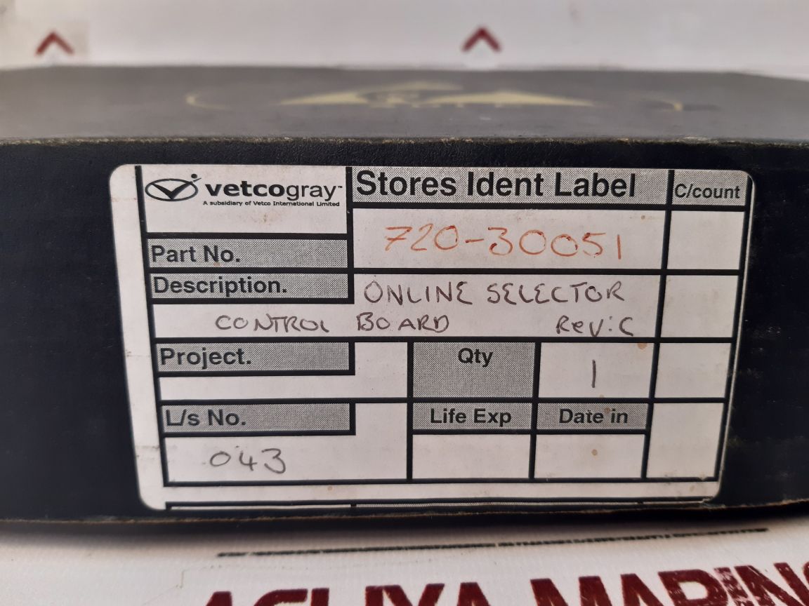 Vetcogray Zz-410-001 Selector Control Board 720-30051 - Image 11