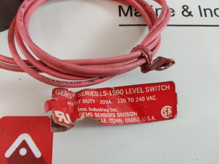 Imo Gems Sensors Ls1900 Level Switch Aeliya Marine