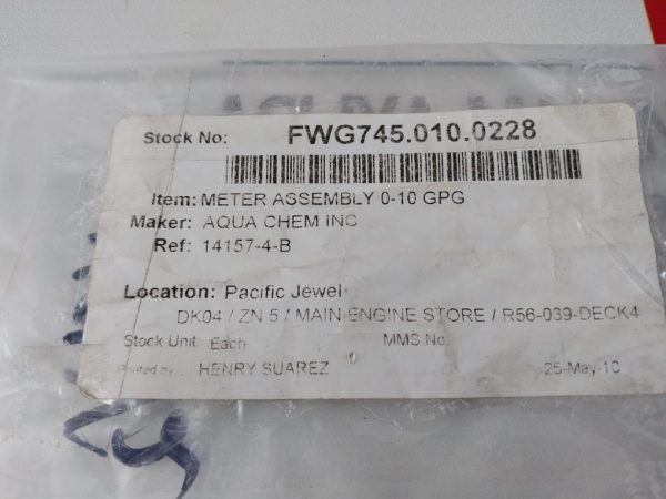 Mcnab Gpg 14157-4-b Meter Assembly - Image 8