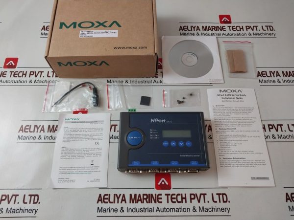 Moxa Nport 5410 Serial Device Server 4 Port Rs-232