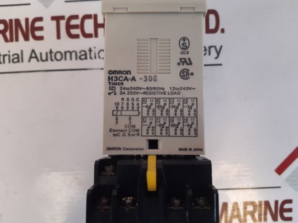 Omron H3ca-a-306 Timer With Base
